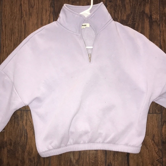 Lavander half zipped  sweater - Picture 1 of 2